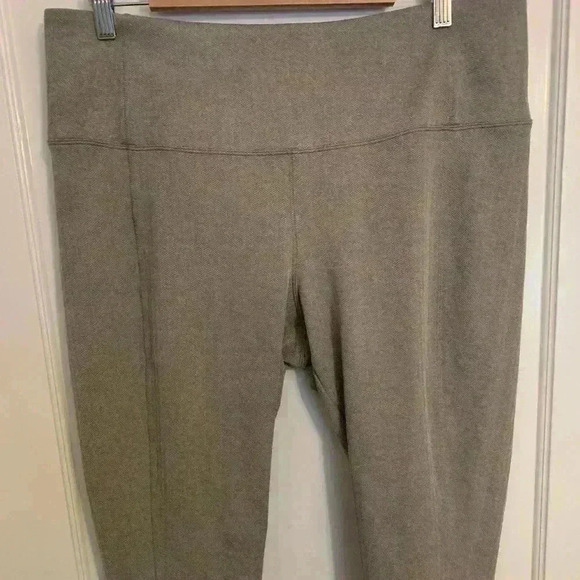 Athleta Delancey Herringbone Tight Tan/Beige Leggings, Womens Size 1X - Picture 2 of 6